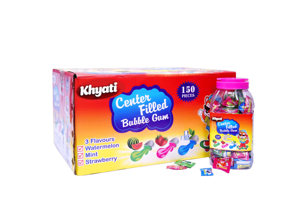 Centre Filled Bubble Gum